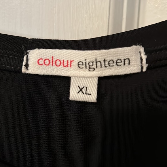 Color Eighteen Black Knit Top - Picture 3 of 3